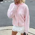 Cardigan à rayures