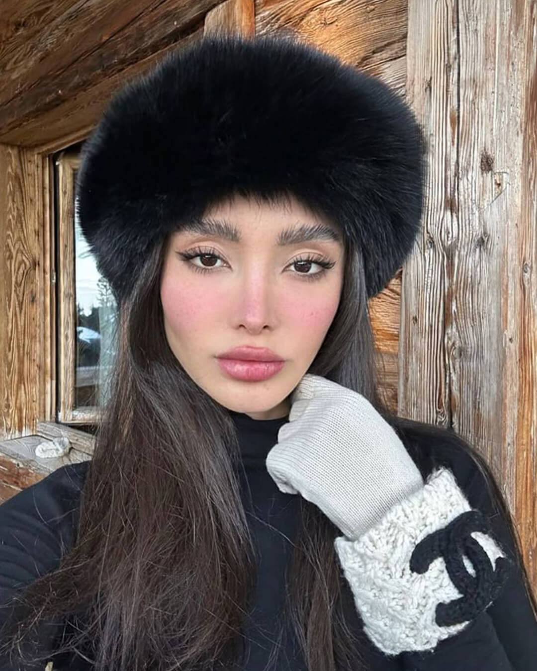 Bonnet en Fausse Fourrure